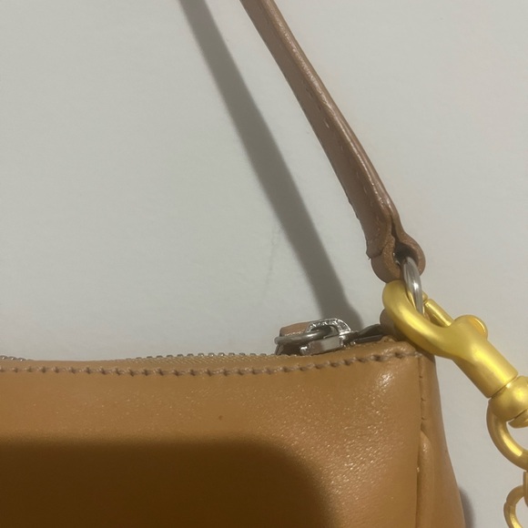 Vintage Y2k Coach demi hampton shoulder bag Butterscotch tan - Picture 5 of 9